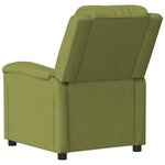 vidaXL Fauteuil de massage Vert clair velours