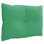vidaXL Coussins de palette 3 Pièces vert tissu