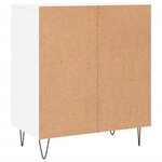 vidaXL Buffet Blanc 60x35x70 cm Bois d'ingénierie