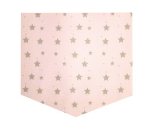 Poche thermocollante rose 2-en-1 Etoile 9 5 x 10 5cm