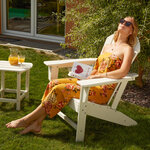 Tectake Chaise de jardin Janis  - marron