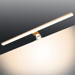 vidaXL Lampe de miroir 8 W Blanc chaud
