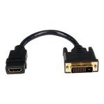 Startech.com câble adaptateur vidéo de 20 cm hdmi vers dvi-d - hdmi femelle vers dvi mâle