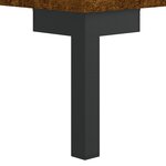 vidaXL Tables de chevet 2Pièces chêne fumé 40x35x47 5cm bois d’ingénierie