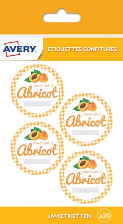 Étiquettes confiture