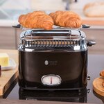 Russell hobbs grille-pain retro noir classique 1300 w