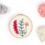Kit Punch Needle Vegetal Ø 20 cm