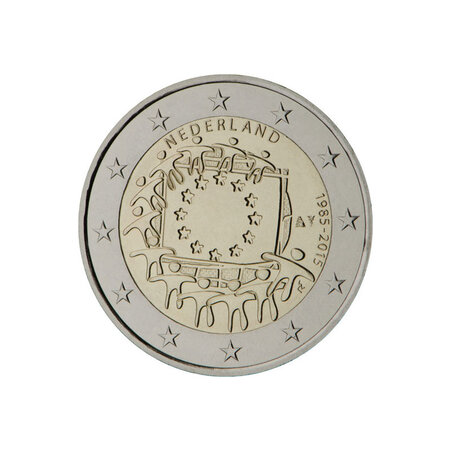Pays-bas 2015 - 2 euro commémorative 30 ans du drapeau européen