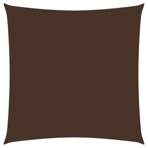 vidaXL Voile de parasol Tissu Oxford carré 4 5x4 5 m Marron