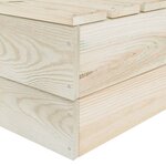 vidaXL Salon de jardin palette 5 Pièces  Bois d'épicéa imprégné