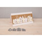 Matrice de découpe - Maison d'hiver - 4 pièces