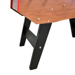 Babyfoot deluxe type bistrot - 151 x 77 x 91 cm - table de baby-foot avec barres téléscopiques et balles lièges inclus