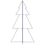 vidaXL Arbre de Noël cône 300 LED d'intérieur/d'extérieur 120x220 cm