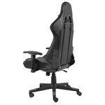 vidaXL Chaise de jeu pivotante Gris PVC
