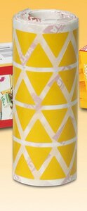 Gommettes rouleau Triangle 10 5 mm Jaune x 6 136