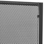 vidaXL Banc de jardin 108 cm Acier et maille Anthracite