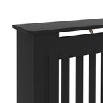 vidaXL Cache-radiateur Noir 172x19x81 cm MDF