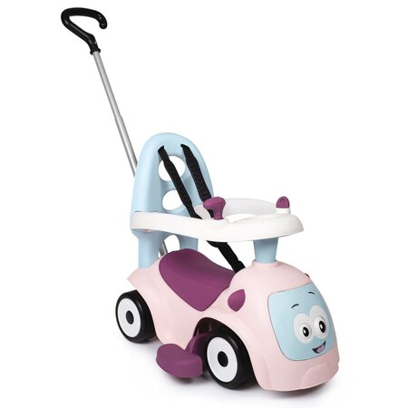 Smoby voiture à enfourcher enfant 3 en 1 maestro rose