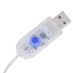 vidaXL Guirlande lumineuse à glaçons de Noël 40 Pièces Blanc Acrylique