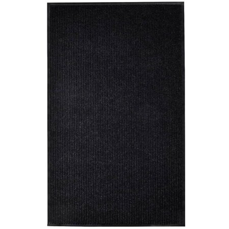 vidaXL Paillasson Noir 117x220 cm PVC