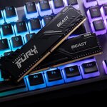 Mémoire Kingston FURY Beast 16 Go (2 x 8 Go) DDR4 3733 MHz CL19