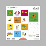 Calendrier 2022 mural 30x30 cm Les Shadoks