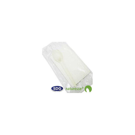 Set de couvert cuillère à dessert en cpla - sdg - lot de 200 -  - cpla