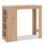 Table en bois naturel 120x50 cm