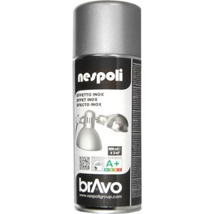 Aérosol peinture effet inox 400 ml  nespoli
