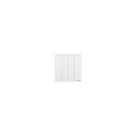Radiateur Chaleur douce Kenya 3 horizontal blanc 1000W