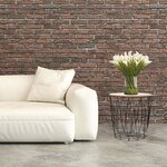 Table d'appoint filaire plateau motif zig zag
