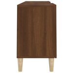 vidaXL Meuble TV Chêne marron 150x30x50 cm Bois d'ingénierie