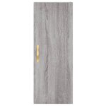vidaXL Armoire murale sonoma gris 34 5x34x90 cm