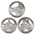 Pièce de monnaie en Iron 50 Cents g 28.5 - 42 Millésime 2022 LANDMARKS OF THE WORLD