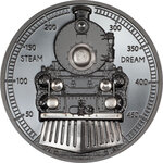 Pièce de monnaie en Argent 10 Dollars g 62.2 (2 oz) Millésime 2023 The Journey TRAIN