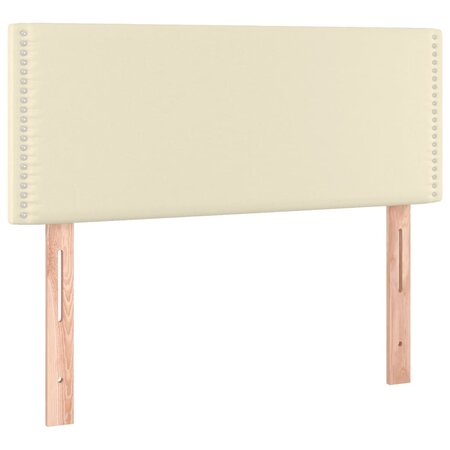 vidaXL Tête de lit Crème 90x5x78/88 cm Similicuir