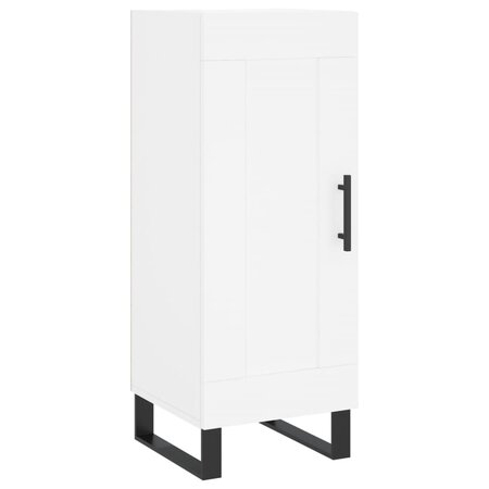 vidaXL Buffet blanc 34 5x34x90 cm bois d'ingénierie