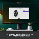 Souris sans fil logitech signature m650 - silencieuse  bluetooth  boutons programmables - graphite