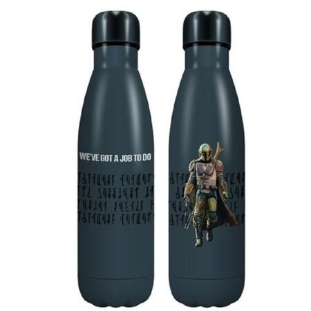 Bouteille isotherme en aluminium Star Wars - Mandalorian - 21 cm - 600ml