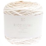 Pelote fil coton écru - ricorumi spin spin 50 g