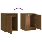vidaXL Meubles TV 6 Pièces Marron miel Bois massif de pin