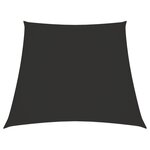 vidaXL Voile de parasol Tissu Oxford trapèze 3/4x3 m Anthracite