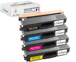 4 toners compatibles avec brother tn320 321 b1c1m1y1