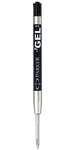 PARKER recharge bille gel  pointe moyenne  noire  blister X 1