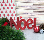 Mot Noël en bois 15x34 5x2cm