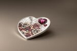 Pièce de monnaie en Argent 5 Dollars g 20 Millésime 2024 Happy Valentine ROSES