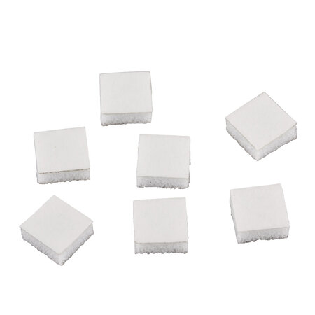 Point adhésif Carré Épaisseur 2 mm 5 x 5 mm Plaque 100 x 100
