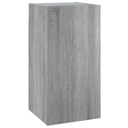 vidaXL Meuble TV Sonoma gris 30 5x30x60 cm Bois d'ingénierie