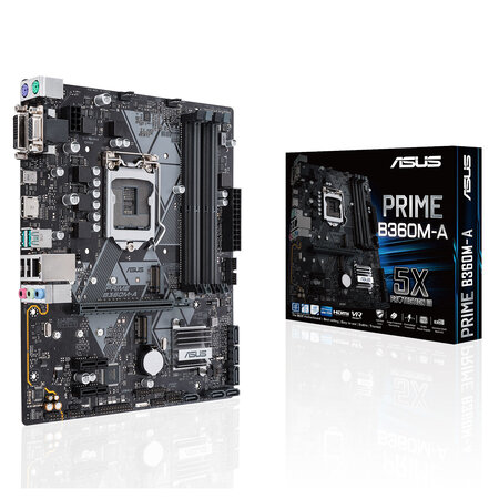 Asus prime h310m-a intel® h310 lga 1151 (emplacement h4) micro atx
