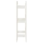 vidaXL Support pour bois de chauffage Blanc 41x25x100 cm Bois de pin